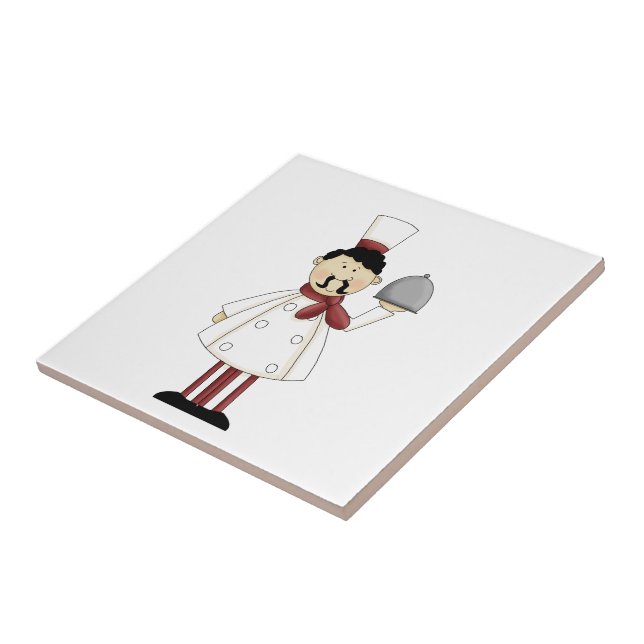 Italienischer Koch #4 Tile Fliese (Seite)