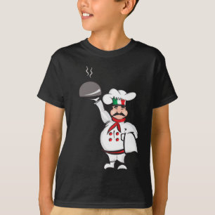 Italienischer Koch Kellner Italien Pizzeria Food T-Shirt