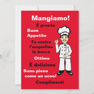 Italienischer Koch - Mangiamo