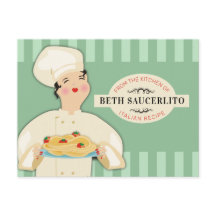 Italienischer Koch Pasta Spaghetti Kochbuch Rezept