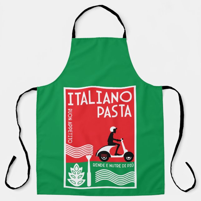 Italienischer Koch Schürze (Vorderseite)