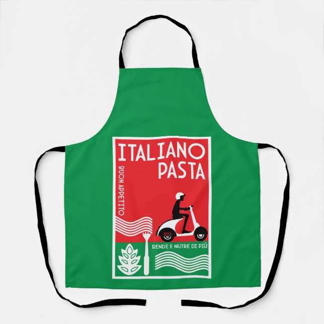 Italienischer Koch Schürze (Vorderseite)