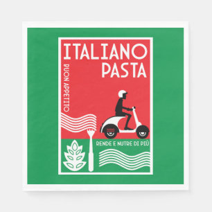 Italienischer Koch Serviette