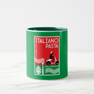 Italienischer Koch Zweifarbige Tasse
