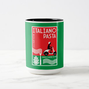 Italienischer Koch Zweifarbige Tasse