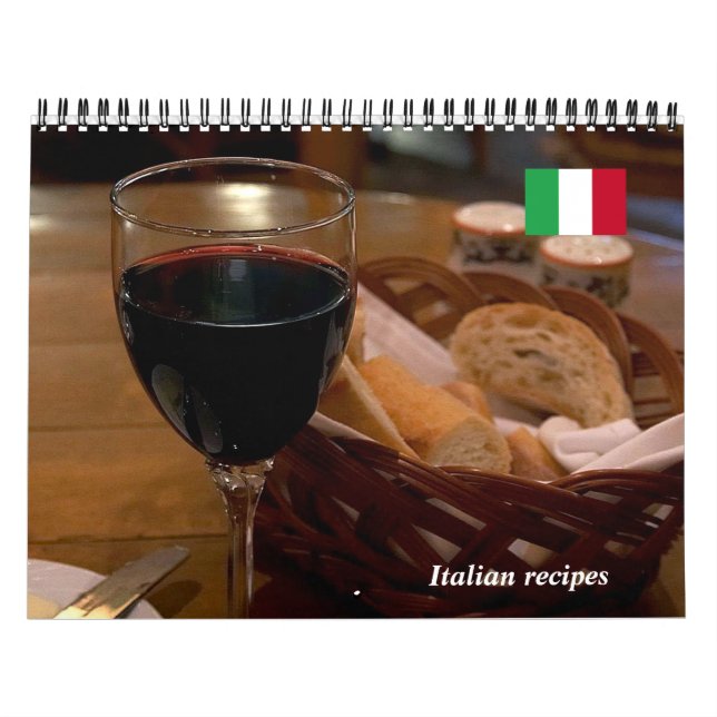 Italienischer Kochkalender Kalender (Titelbild)