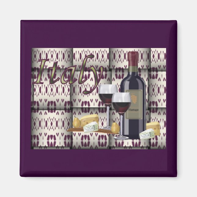 italienischer Korb Magnet (Vorne)