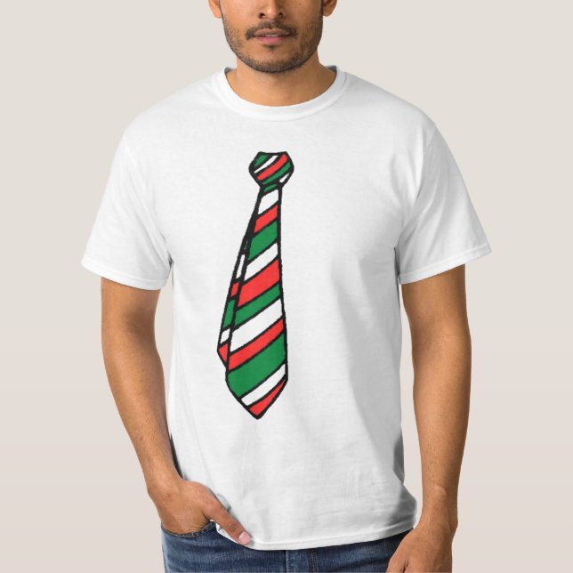 Italienischer Krawatte T - Shirt (Vorderseite)