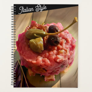 Italienischer Lebensmittelplaner - Gourmet Rezept Planer