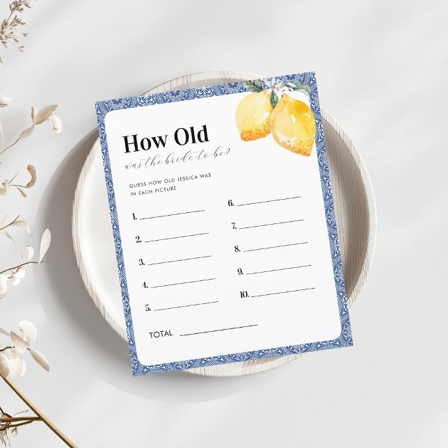 Italienischer Lemon Floral wie alt war das Brautsp (Von Creator hochgeladen)