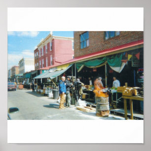 Italienischer Markt in Philadelphia Poster