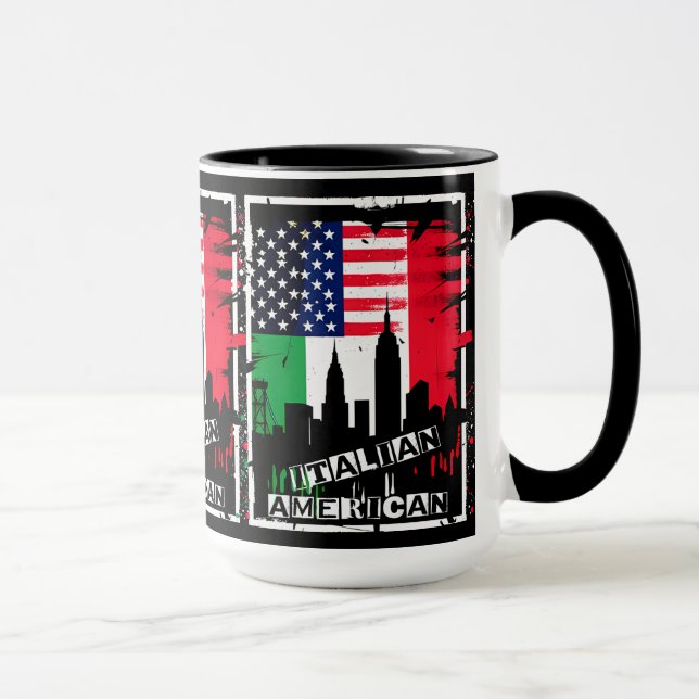 Italienischer New Yorker Kaffee Tasse (Rechts)