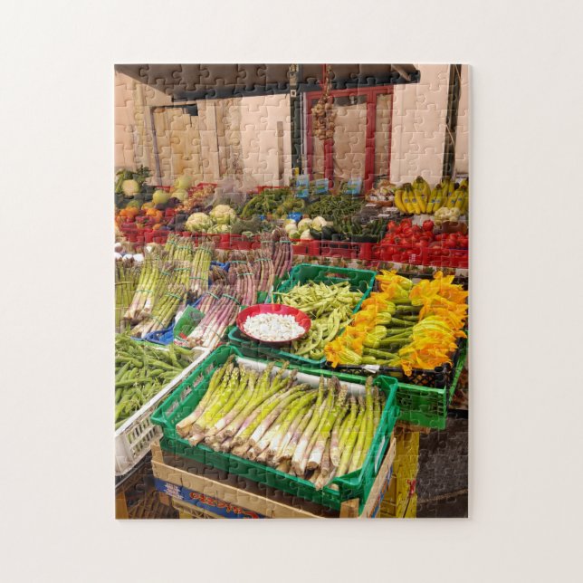 Italienischer Obstmarkt und Veg Markt in Pisa Puzzle (Vertikal)