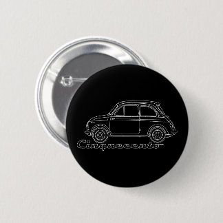 Italienischer Oldtimer Fiat Cinquecento 500 cc Blu Button