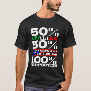 Italienischer Puerto Rico Kulturelle Sehenswürdigk T-Shirt