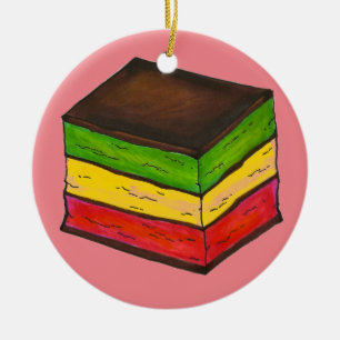 Italienischer Regenbogen 7 Sieben Schicht Weihnach Keramikornament