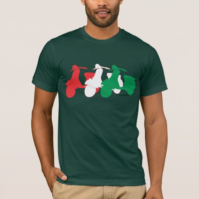 Italienischer Roller T-Shirt (Vorderseite)