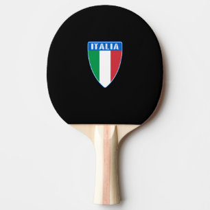 Italienischer Schild Tischtennis Schläger