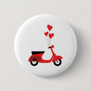 Italienischer Scooter Button