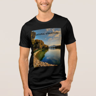 Italienischer See Serenity - Bella+Leinwand Tri-mi Tri-Blend Shirt