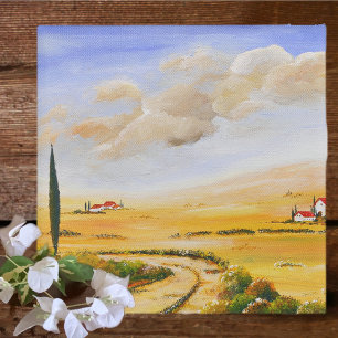 Italienischer Sommer Glasuntersetzer