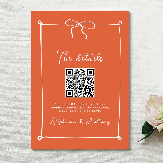 Italienischer Sonnenuntergang mit weißer Bow-Hochz Begleitkarte (Von Creator hochgeladen)