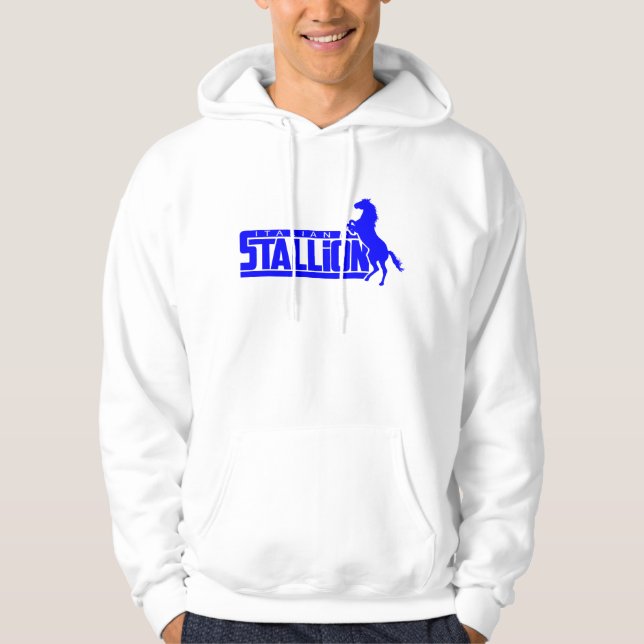 Italienischer Stallion Hoodie (Vorderseite)
