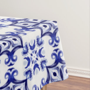 Italienischer Stil, Fliesen, Majolica All-Over Pri Tischdecke