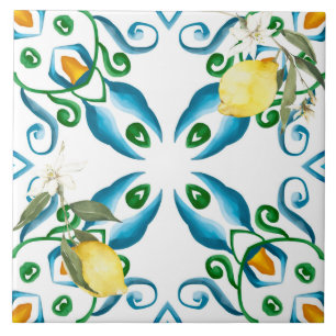 Italienischer Stil,Fliesen,Majolika,Zitrone,All-Ov Fliese