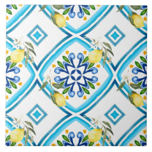 Italienischer Stil,Fliesen,Majolika,Zitrone,All-Ov Fliese