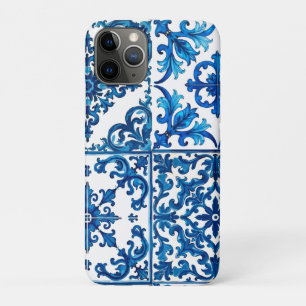italienischer Stil, mediterran, mosaik, blau, Case-Mate iPhone Hülle