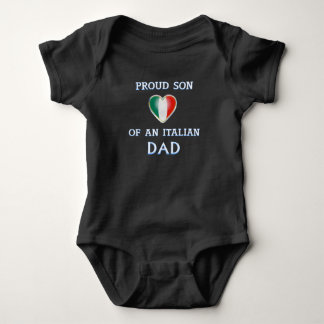 Italienischer stolzer Baby Jersey Strampler