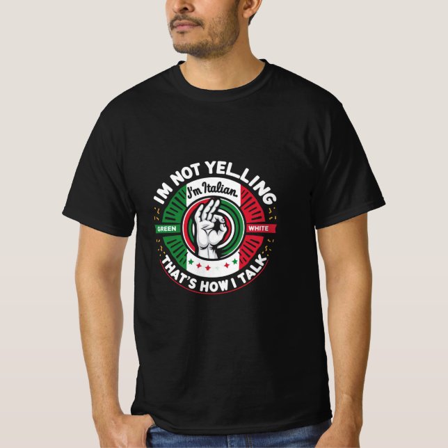 Italienischer Talking Style - Fett und ausdrucksvo T-Shirt (Vorderseite)