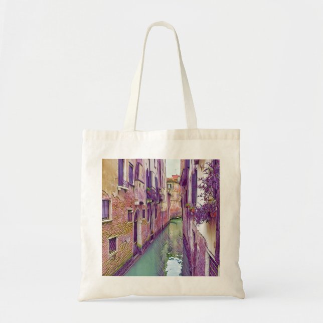 Italienischer Taschen-Taschen-Venedig-Kanal Tragetasche (Vorne)