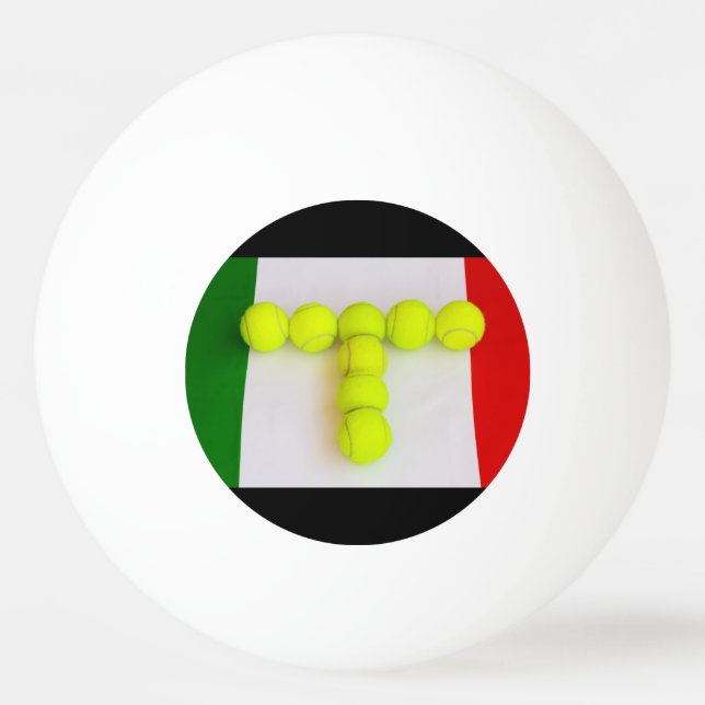 ITALIENISCHER TENNIS PONG BALL TISCHTENNISBALL (Vorderseite)