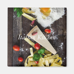 Italienischer Text für Lebensmittel Magnet