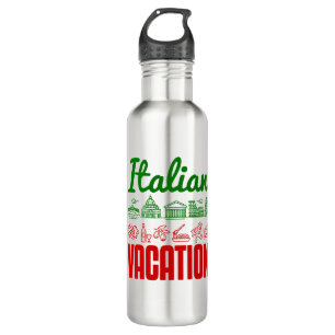 Italienischer Urlaub Italien Reisen Souvenir Edelstahlflasche
