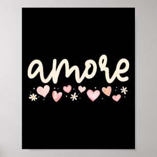 Italienischer Valentinstag Verlobung Amore Cupids  Poster