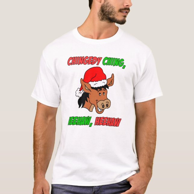 Italienischer WeihnachtsDonkey T-Shirt (Vorderseite)