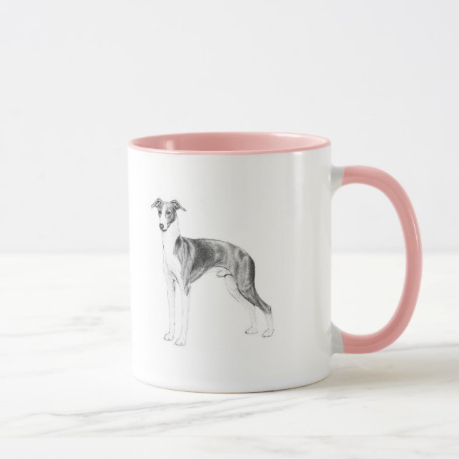 Italienischer Windhund-Art Tasse (Rechts)