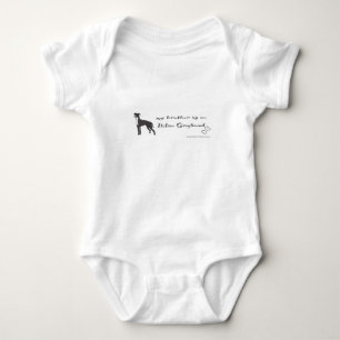 Italienischer Windhund Baby Strampler