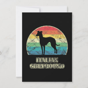 Italienischer Windhund Dankeskarte