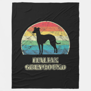 Italienischer Windhund Fleecedecke