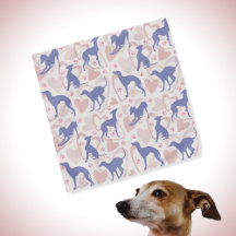 Italienischer Windhund Hearts Paws Periwinkle Patt