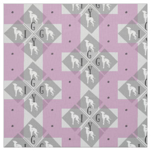 Italienischer Windhund-Hundediamant Joann Gewebe Stoff