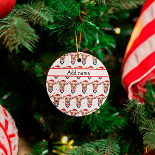 Italienischer Windhund-Hunderasse Weihnachten Keramik Ornament