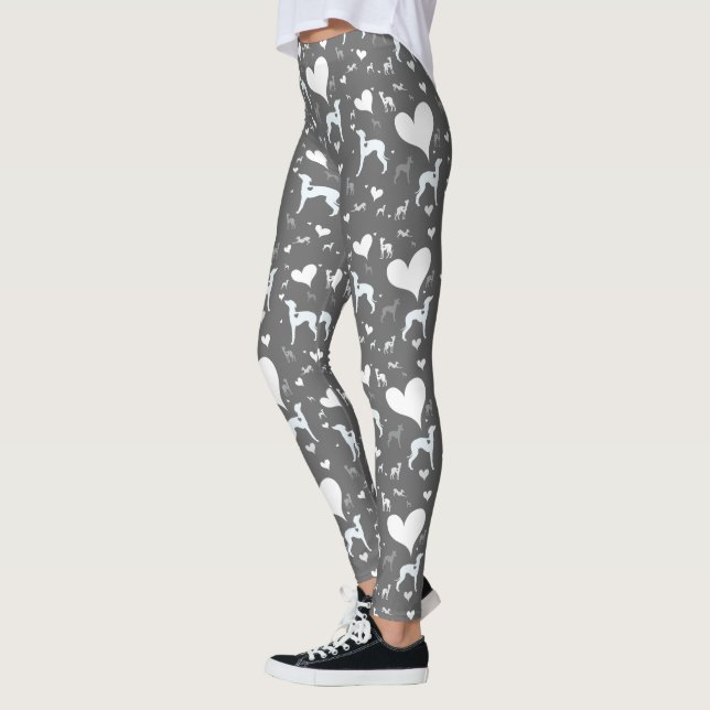 Italienischer Windhund-Leggings Lularoe Hundehosen Leggings (Links)