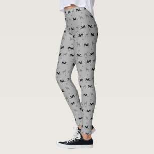 Italienischer Windhund-Leggings mit blauem Iggys Leggings