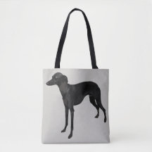 Italienischer Windhund-Leinwand-Taschen-Tasche