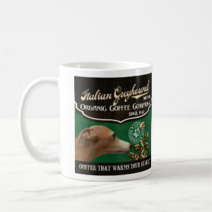 Italienischer Windhund-Marke - Organic Coffee Tasse